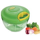 Prestige PVC 7.0 Veggie Cutter with 3 Stainless Steel Blades | 450 ml | Green