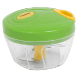 Prestige PVC 7.0 Veggie Cutter with 3 Stainless Steel Blades | 450 ml | Green