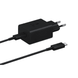 Samsung Original  Power Adapter with Type C to C Cable | 45W | Black