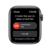 Apple Watch SE | 44 mm | Aluminium Case with Midnight Sport Band GPS | Space Grey