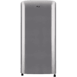 LG Direct Cool Single Door Refrigerator | 185 L | 3 Star | Shiny Steel | GL-B201APZD