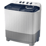 SAMSUNG Semi Automatic Top Load |  7 kg | WT70M3200HB/TL | White, Blue, Grey
