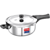 Prestige Svachh Triply 3.5 L Induction Bottom Pressure Cooker | Aluminium | Stainless Steel