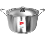 IMPEX | Serene | 24 cm |  6.8 L | Triply Sauce Pan  | Stainless Steel | Induction Bottom