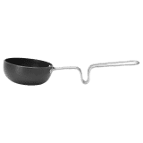 Bajaj Nirlep Ebony Hard Anodized Tadka Pan | 125mm | Non-stick | ETP125N