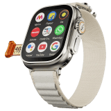 FIRE-BOLTT Oracle Wi-Fi+4G SIM Android OS Wristphone | 49mm Display | In Built GPS | Cloudy Clasp Strap