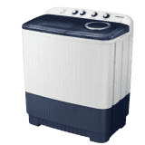 SAMSUNG | 9.5 kg | 5 Star | WT95A4200LL/TL | Hexa Storm Pulsator | Air Turbo Drying | Semi Automatic | Top Load Washing Machine | White,Blue
