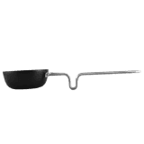 IMPEX | Kitchenmate Solitaire Tadka Pan | 110 mm | aluminium hard anodized | black