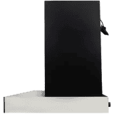 FABER | HOOD JUPITER PLUS | HC SC BK 90 | Baffle Filter | 1500m | 1350 CMH | 3 hr Auto Clean Wall Mounted Chimney Black