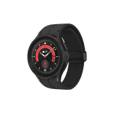 SAMSUNG Galaxy Watch5 Pro Smartwatch with Bluetooth Calling | 45mm Super AMOLED Display | Black Titanium | SM-R920NZKAINU