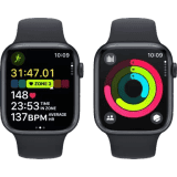 Apple Watch Series 9 | GPS + Cellular 45mm Midnight Case & Midnight Sport Band | Midnight Strap