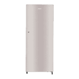Haier Refrigerator DC 190 L Inox Steel Single Door 4 Star BEE Rating HRD-2104BIS-P