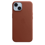Apple iPhone 14 Leather Case with MagSafe | Umber