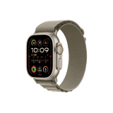APPLE WATCH ULTRA 2 | 49MM |  M SIZE CEL | TITANIUM CASE OLIVE ALPINE LOOP