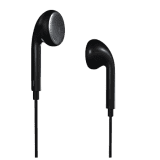 Remax RM-303 3.5mm Plug Wired Earphones with Mic Pure Music in-Ear Headphones for Computer Mobile Phone | Black