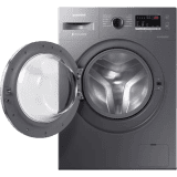 SAMSUNG WW66R22EK0X/TL | Fully Automatic Front Load Washing Machine | In-built Heater | 6.5 kg | Grey
