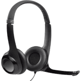 Logitech H390 USB Wired Headset | On the Ear | Black
