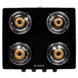 FABER Star 4BB BK Gas Stove | 4 Burner | Black
