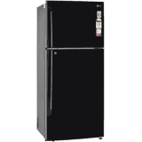 LG 1 Star Frost Free Double Door Convertible Refrigerator | Door Cooling | Inverter Compressor | Express Freeze | Multi Air Flow | 412 L | GL-T432AESR | Ebony Sheen