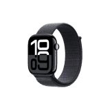 Apple Watch Series 10 | GPS | Cellular | 46mm | Jet Black Aluminium with Ink Sport Loop | Ink Strap