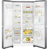 LG 668 L Inverter Linear Frost Free Side-by-Side Refrigerator | GC-L247CLAV | Silver
