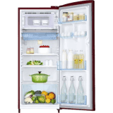 SAMSUNG Single Door Refrigerator RR20A1Y1B6R | Mystic Overlay Red