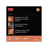 Prestige Cuprus Aluminium Tawa | 28 cm | Copper | 37473
