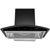FABER  HOOD CREST PLUS HC SC BK 60  | Auto Clean with Powerful Suction Capacity |Technology Wall Mounted Chimney |