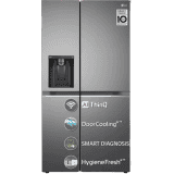 LG  GL-L257CPZX | Frost Free Side by Side Refrigerator with Smart Inverter Compressor | 635 L