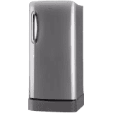 LG 205 L Direct Cool Single Door 5 Star Refrigerator | Smart Inverter Compressor | GL-D221APZZ | Shiny Steel