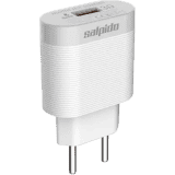 Salpido Mobile Charger with Detachable Cable | 18 W | Adaptive Charging 3 A | White