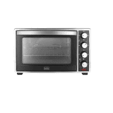 Black+Decker Oven Toaster Grill OTG  with Rotisserie & Convection for Grilling & Baking | 48 L | Full Stainless Steel | BXT04801IN | 2000W | Black,Grey |
