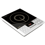 PHILIPS Induction Cooktop | HD4929/01 | Push Button | Silver | Black
