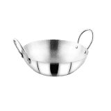 Blueberry’s Stainless Steel Kadai With Glass Lid
