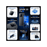 Tecno Spark 20 Pro 5G | 8 GB RAM | 128 GB | Startrail Black