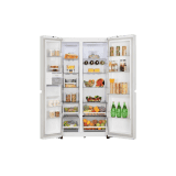 LG Side By Side Refrigerator | 650 Liters | Linen White | GL-B257DLW3