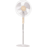 BAJAJ Midea BP-07 Pedestal Fan | 400 mm 3 Blade | White