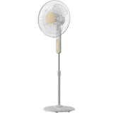 BAJAJ Midea BP-07 Pedestal Fan | 400 mm 3 Blade | White