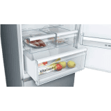 BOSCH 415 L Frost Free Double Door 3 Star Refrigerator | KGN46XL40I | Grey