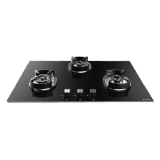 Faber Hobtop Nexus Glass Automatic Hob | 3 Burners | HT783 CRS BR CI