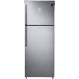 SAMSUNG 478 L Frost Free Double Door 3 Star Convertible Refrigerator | RT49R633ESL/TL | EZ Clean Steel | Silver