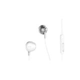 Remax | 711 Earphone Wired Headset Noise Cancelling Fashion in-Ear Earphone | Silver