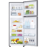 SAMSUNG 234 L Frost Free Double Door 2 Star Convertible Refrigerator | RT28A3722S8/HL | Elegant Inox