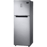 SAMSUNG 234 L Frost Free Double Door 2 Star Convertible Refrigerator | RT28A3722S8/HL | Elegant Inox