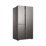 Haier SBS HRT-683IS 628 Liters Inox Steel | Refrigerator