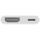 Apple MD826ZM/A Lightning Digital AV Adapter HDMI Adapter | Compatible with Projector | HDTV | White
