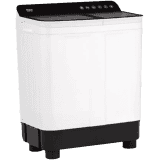 Haier Semi Automatic Top Load Washing Machine | HTW85-178BK | 8.5 kg | Black,White