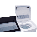 Haier Semi Automatic Top Load Washing Machine | HTW85-178BK | 8.5 kg | Black,White