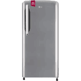 LG 201 L 3 Star | Direct Cool Single Door Refrigerator | Fast Ice Making | GL-B211HPZD | Shiny Steel