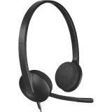 Logitech H340 USB | Wired Headset | On the Ear | Black
